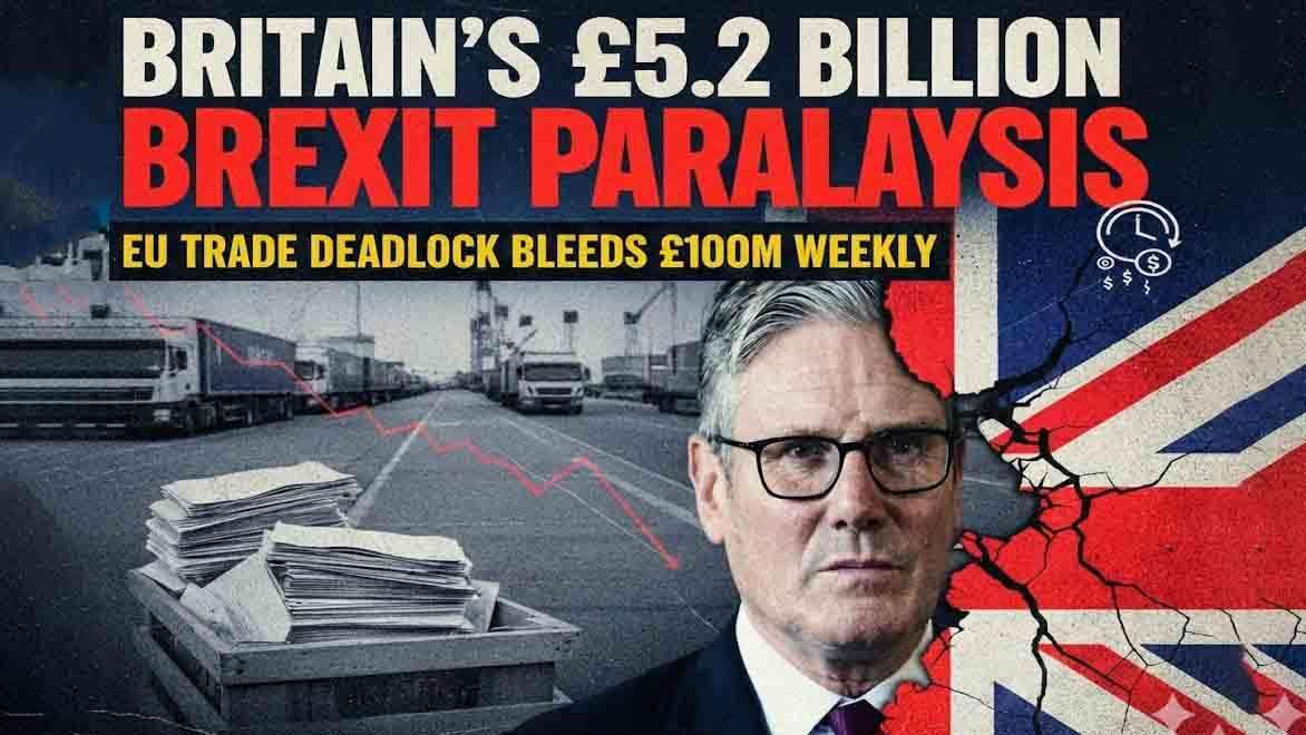 Britain’s £5.2 Billion Brexit Paralysis: Starmer Under Fire as EU Trade ...