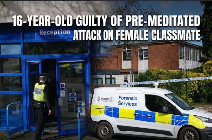16-Year-Old Guilty of Pre-Meditated Attack on Female Classmate