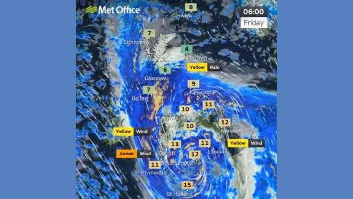UK Weather: Amber Warning as Storm Austen Hits, with Storm Boelo Expected This Weekend