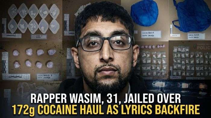 Rapper Wasim, 31, Jailed Over 172g Cocaine Haul As Lyrics Backfire